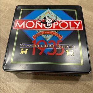 Monopoly 1935 Commemorative Edition Board Game - Black